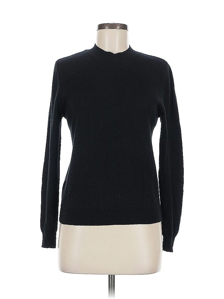 Pre-owned Mng Wool Pullover Sweater In Black