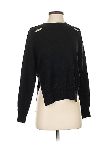 Aqua Cashmere Pullover Sweater (view 1)
