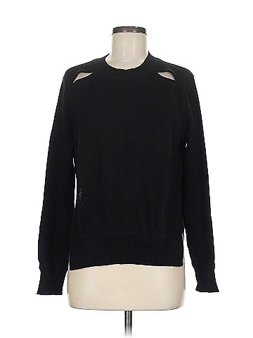 Aqua Cashmere Pullover Sweater (view 1)