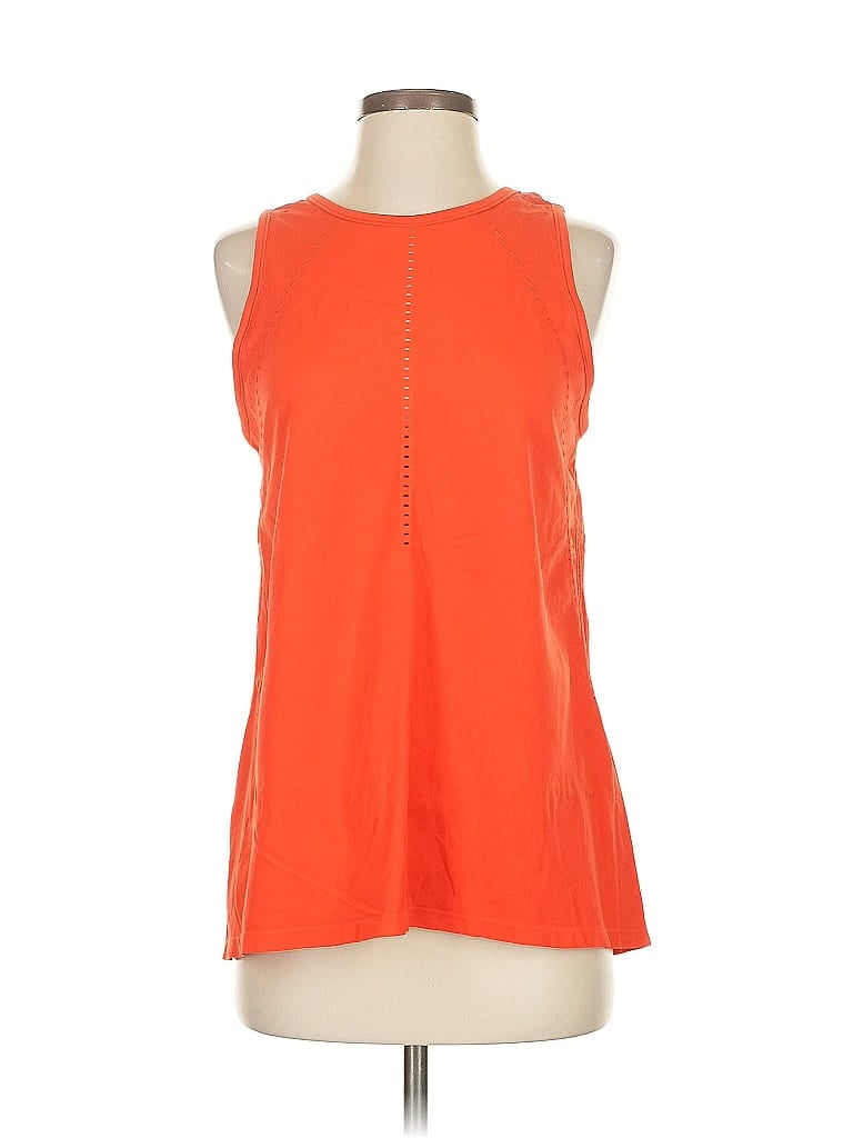 Pre-owned Athleta Sleeveless T-shirt In Orange