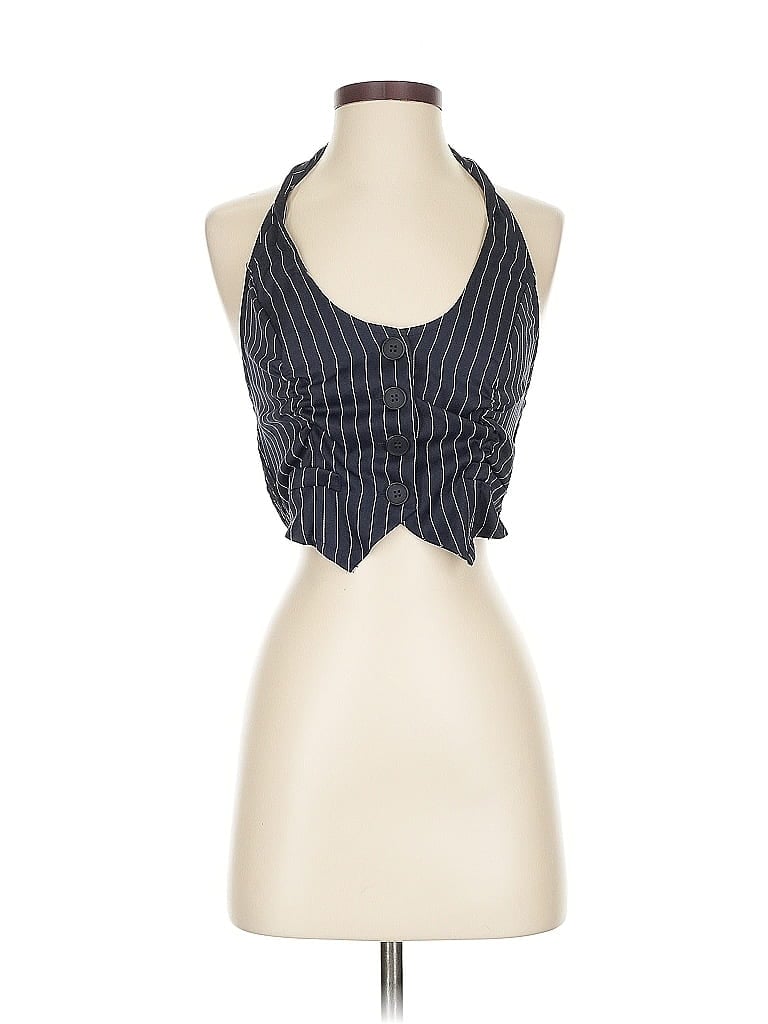 Pre-owned Shein Vest In Blue