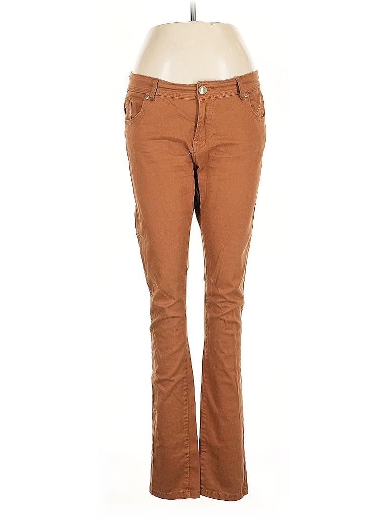 Pre-owned Denim Co Khaki Pant In Brown