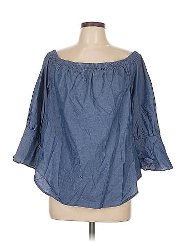 7th Avenue Design Studio New York & Company 3/4 Sleeve Blouse (view 1)
