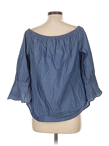 7th Avenue Design Studio New York & Company 3/4 Sleeve Blouse (view 2)