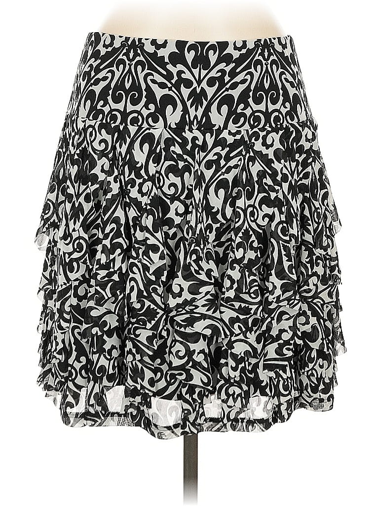 Pre-owned Inc International Concepts Casual Skirt In Black