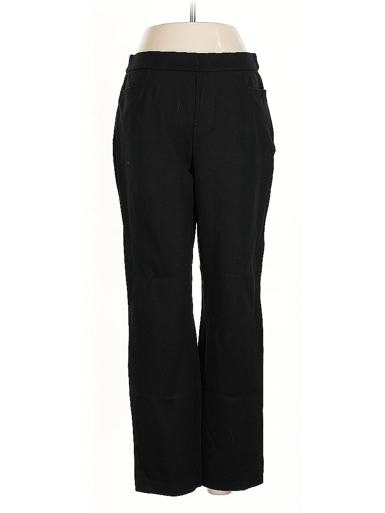 Pre-owned Susan Graver Dress Pants In Black