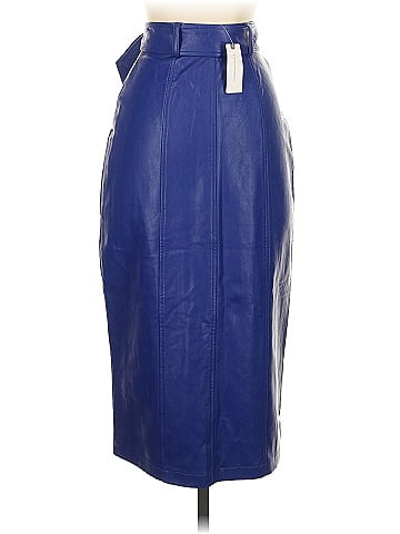 Eva Franco Faux Leather Skirt (view 2)