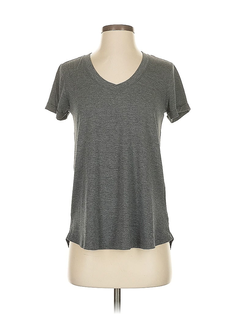 Pre-owned Olive & Oak Short Sleeve T-shirt In Gray