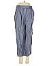 Express 100% Rayon Stripes Blue Cargo Pants Size 4 - photo 1