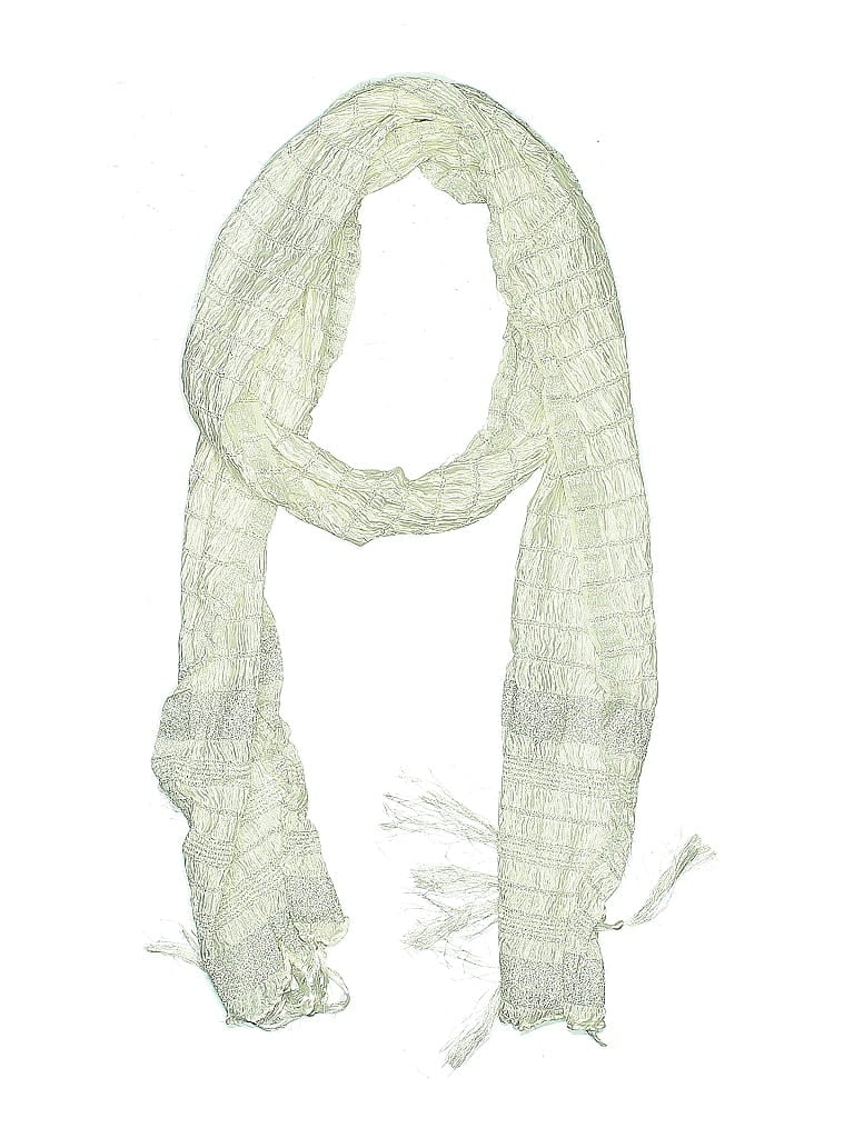 Pre-owned Unbranded Scarf In White