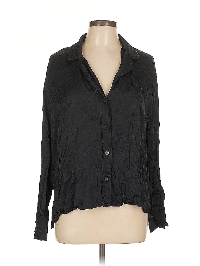 Pre-owned Parade Long Sleeve Blouse In Black