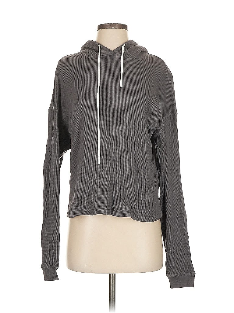 Pre-owned Leallo Zip Up Hoodie In Gray