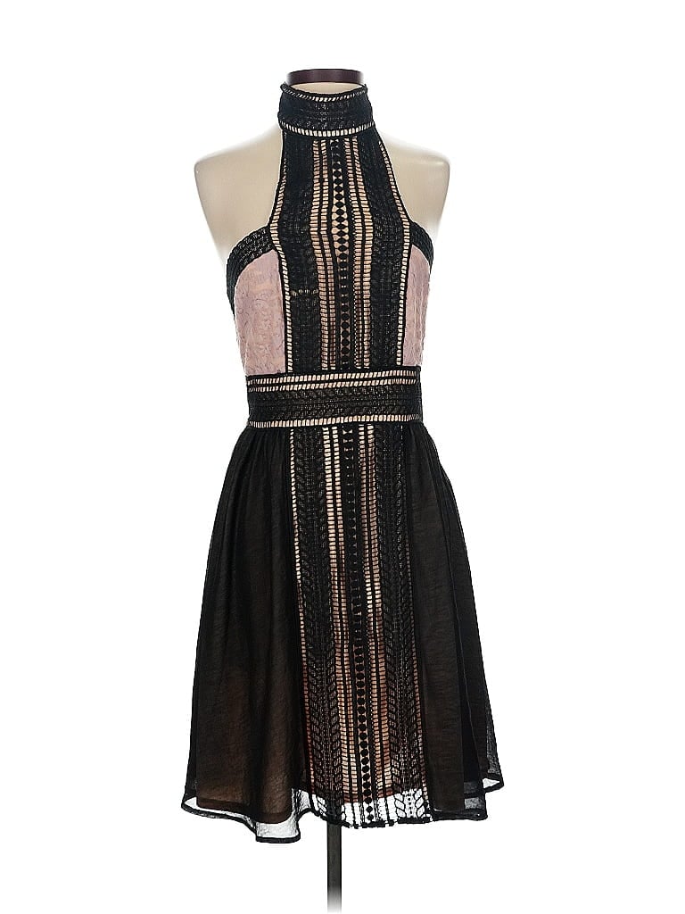 Pre-owned Venus Cocktail Dress In Black