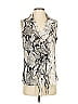 Nicola Silver Sleeveless Blouse Size S - photo 1