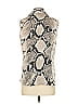 Nicola Silver Sleeveless Blouse Size S - photo 2