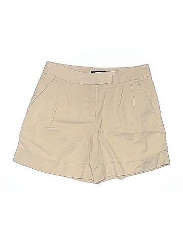 Theory Khaki Shorts (view 1)
