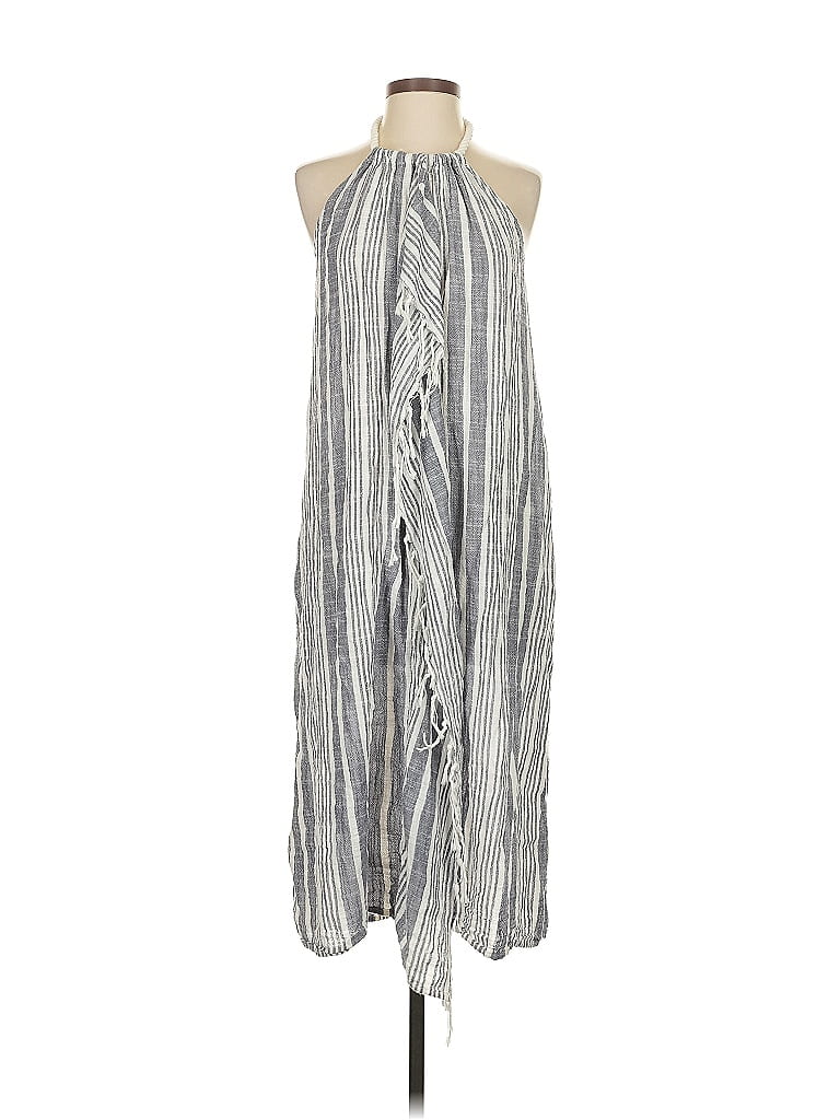 Pre-owned Aerie Casual Dress In Silver