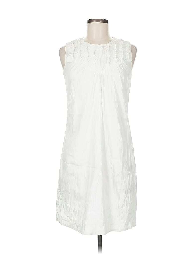 Pre-owned Calvin Klein Casual Dress In White