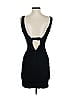 Bebe Solid Black Cocktail Dress Size 0 - photo 2