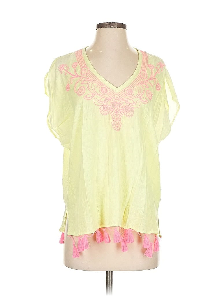 Click to view more detailed imagery on our partner's website Pre-owned Lilly Pulitzer Sleeveless T-shirt In Yellow