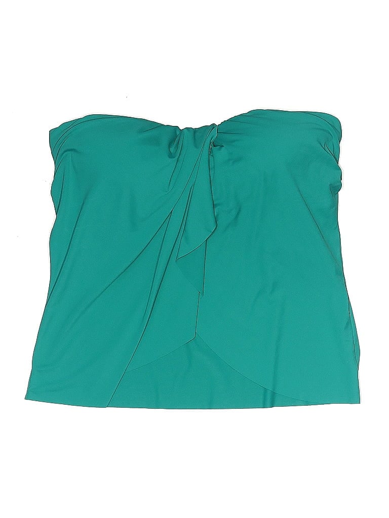 Click to view more detailed imagery on our partner's website Pre-owned Vince Camuto Swimsuit Top Green Swimwear