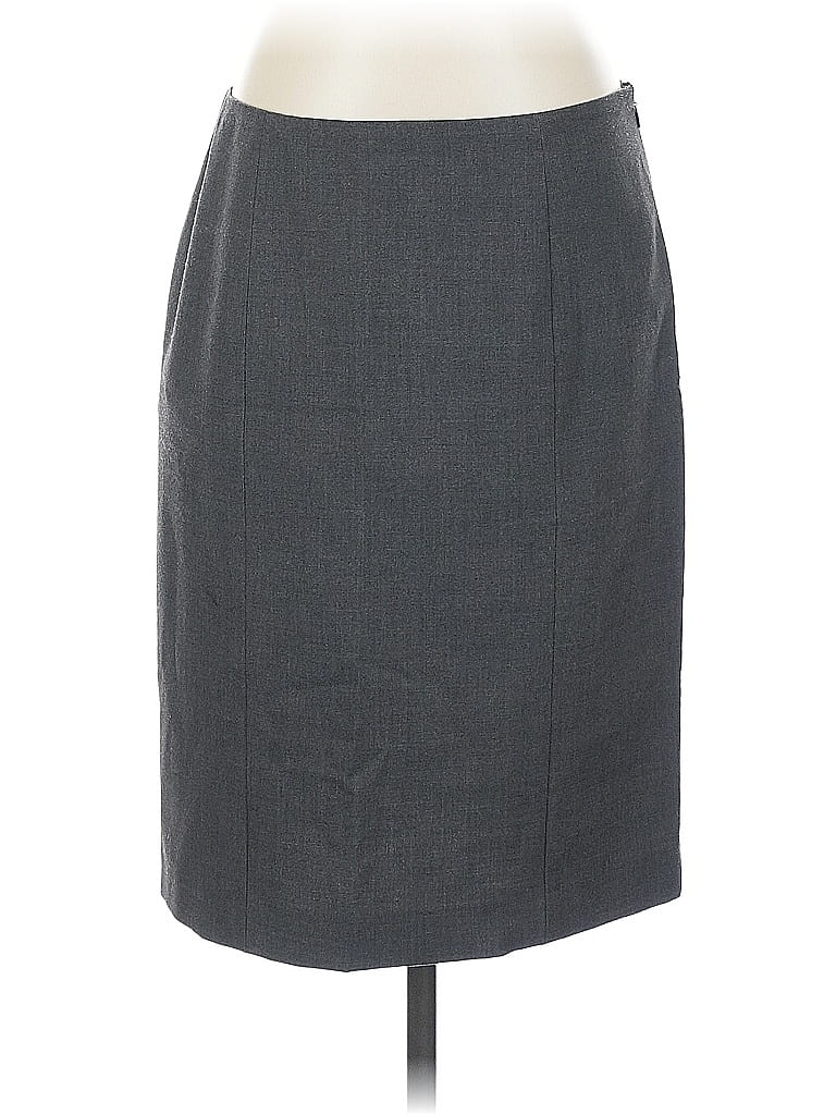 Pre-owned Anne Klein Formal Skirt In Gray