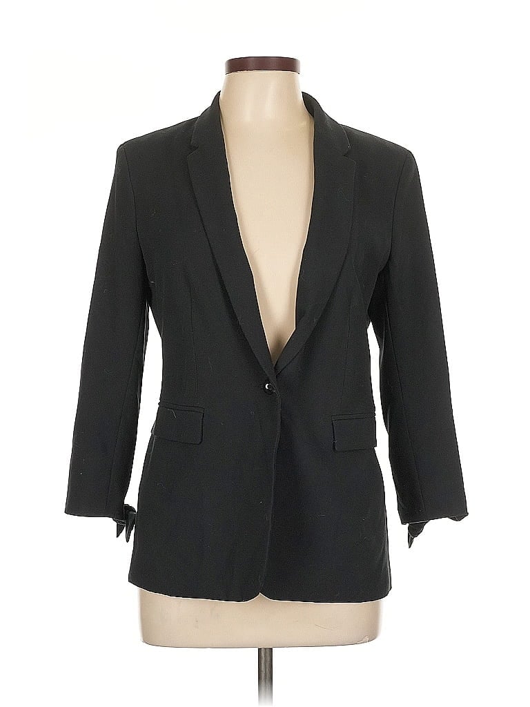 Pre-owned Banana Republic Factory Store Blazer Jacket In Black
