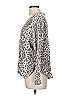 Bobeau Animal Print Silver Cardigan Size M - photo 5