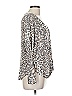 Bobeau Animal Print Silver Cardigan Size M - photo 4