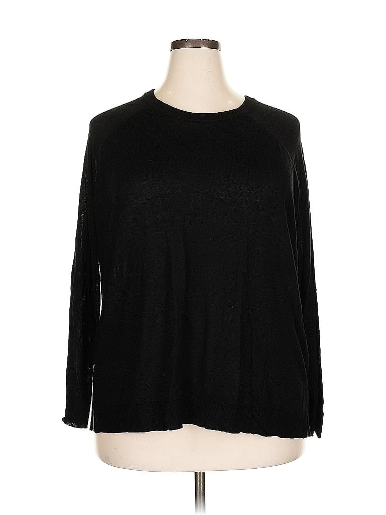 Pre-owned Torrid Pullover Sweater In Black