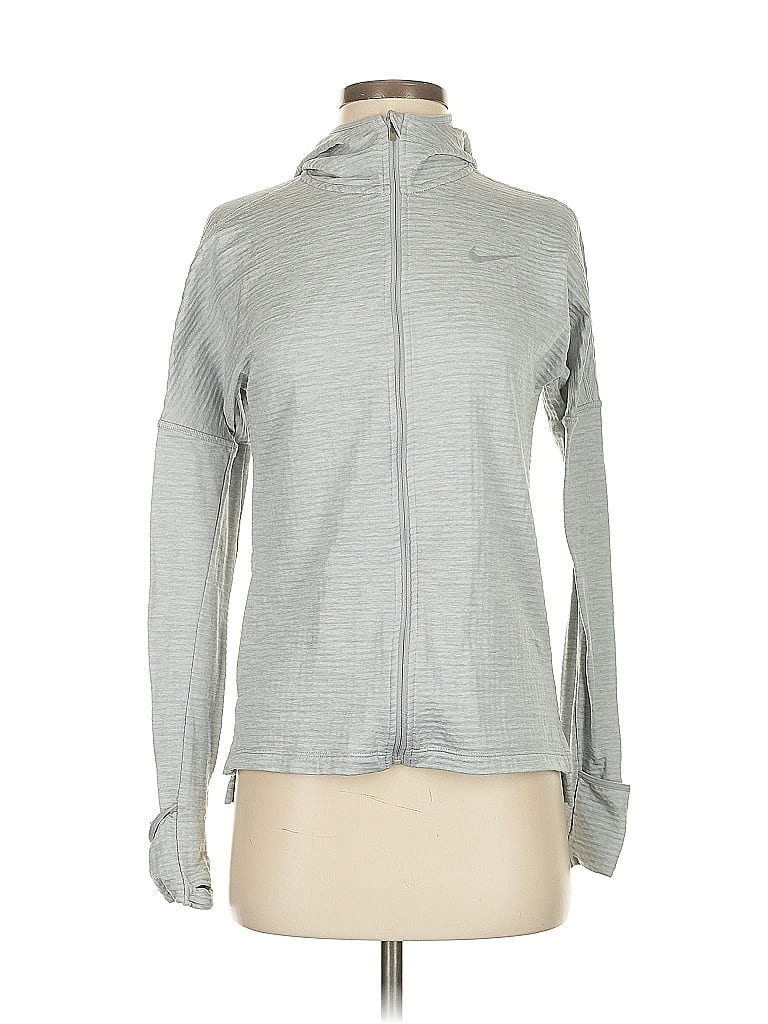 Pre-owned Nike Sweatshirt In Silver