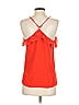 Skies Are Blue 100% Polyester Orange Tank Top Size S - photo 2