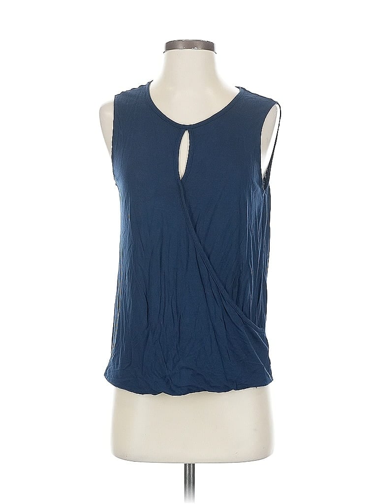 Pre-owned Cabi Sleeveless Blouse In Blue