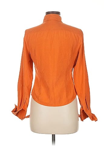 Banana Republic Long Sleeve Silk Top (view 2)