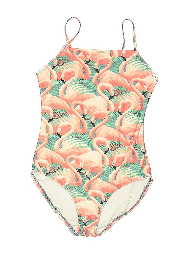 Pre-owned Old Navy One Piece Swimsuit In White