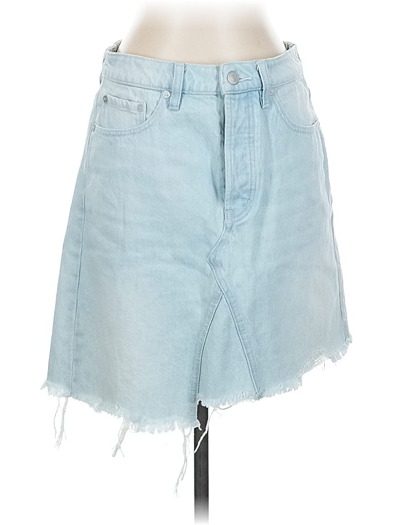 Pre-owned We The Free Denim Skirt In Blue
