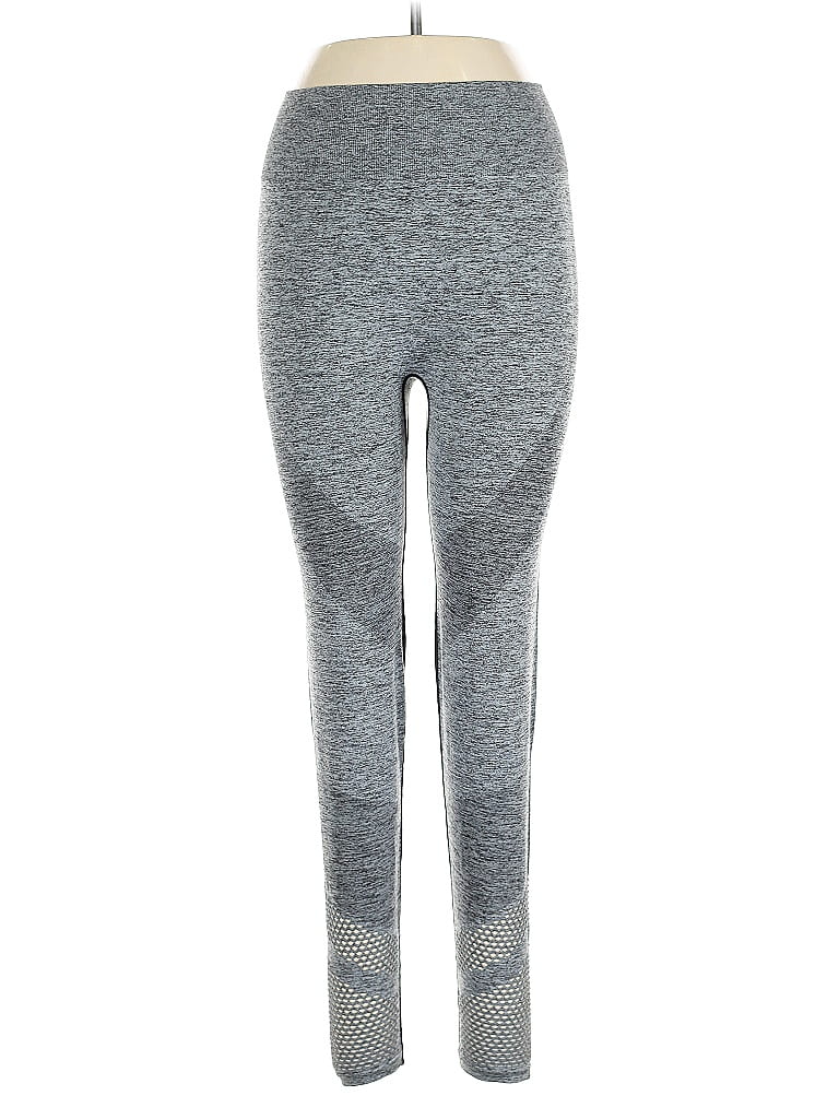 Pre-owned Victoria's Secret Pink Yoga Pants In Gray