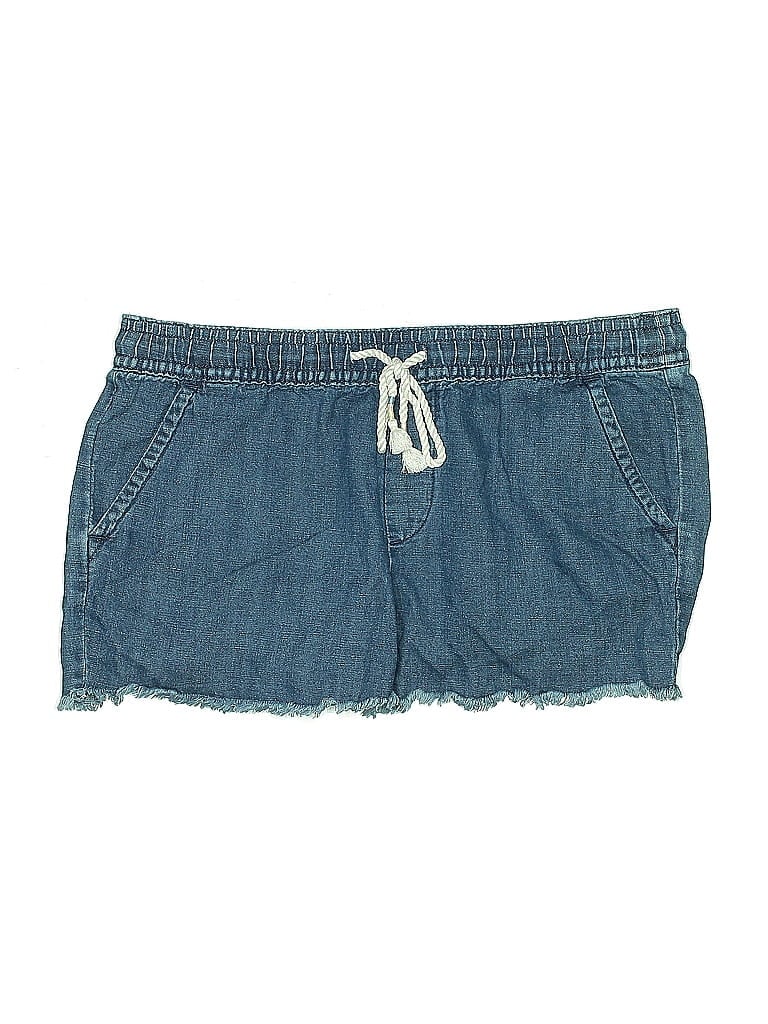 Pre-owned Ann Taylor Loft Denim Shorts In Blue
