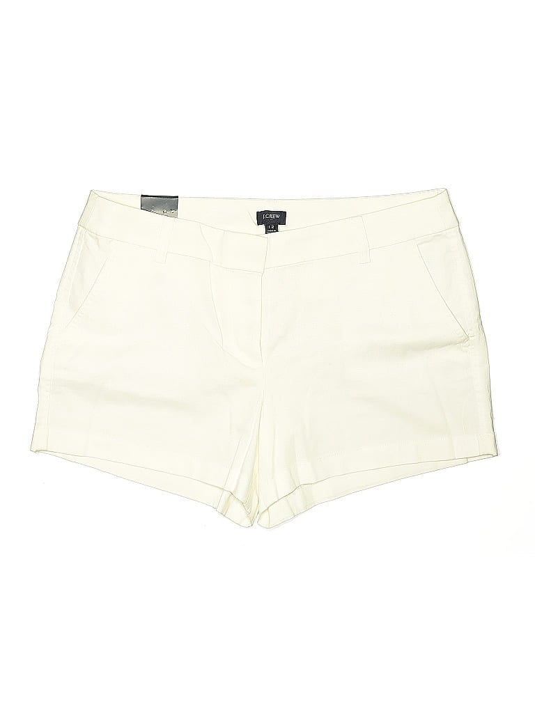Pre-owned J.crew Factory Store Shorts In White