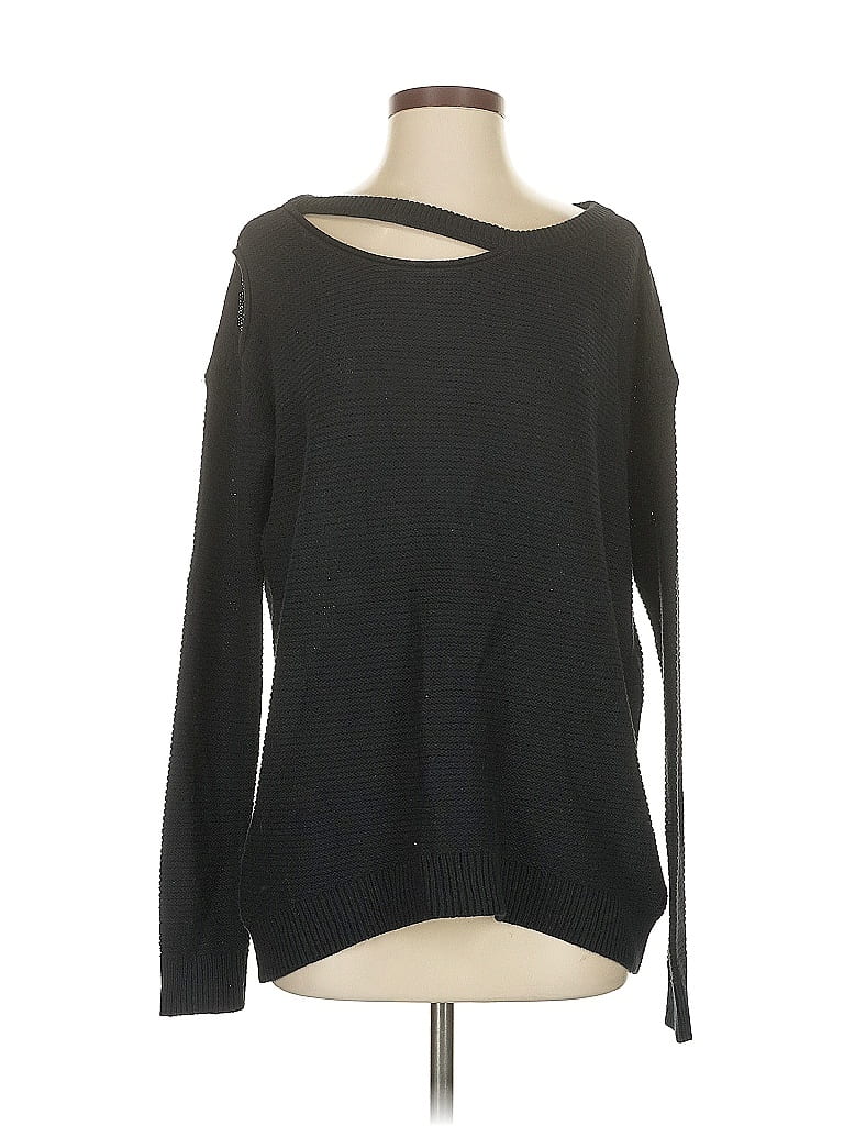 Pre-owned Express Pullover Sweater In Black