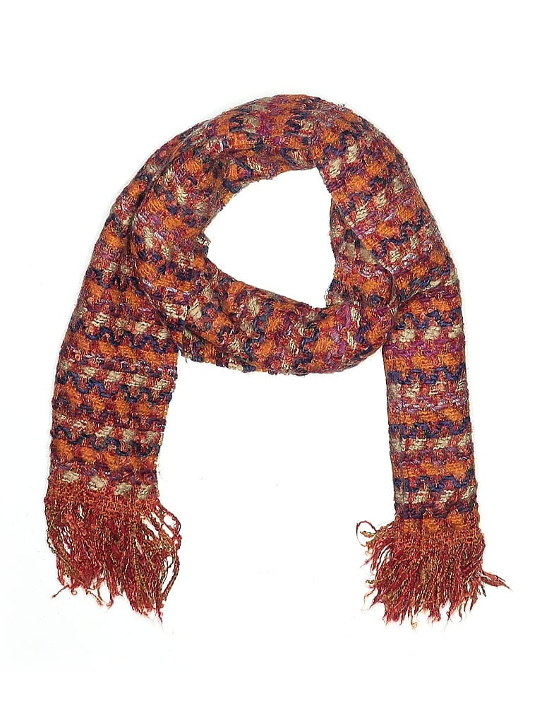Pre-owned Assorted Brands Scarf In Orange