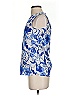 H&M 100% Polyester Blue Sleeveless Blouse Size 2 - photo 5