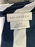 Van Heusen 100% Polyester Ivory Blue Sleeveless Blouse Size L - photo 7