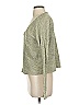 Paige Metallic Green Cardigan Size S - photo 5