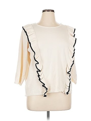 Carmen Carmen Marc Valvo 3/4 Sleeve Top (view 1)