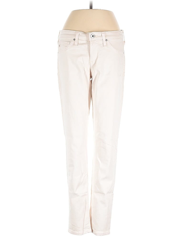 Pre-owned Adriano Goldschmied Casual Pants In White