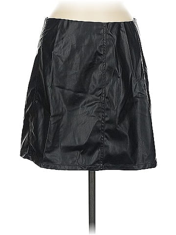ATM Faux Leather Skirt (view 1)