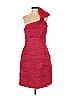 Phoebe Couture 100% Polyester Red Cocktail Dress Size 4 - photo 1