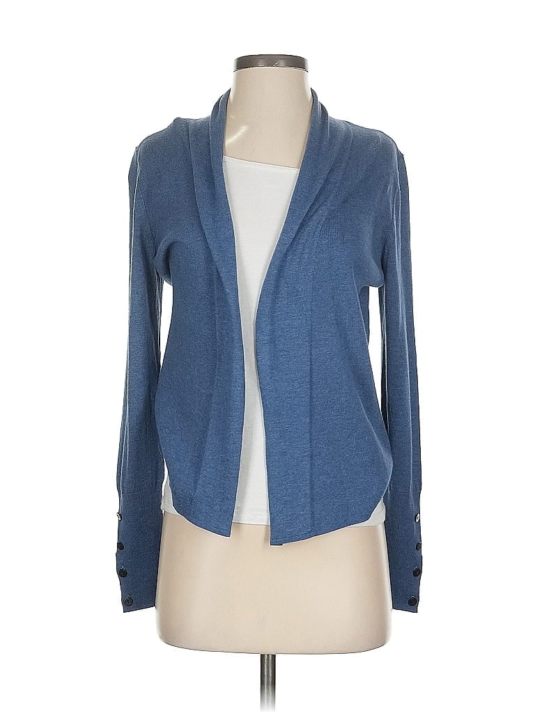 Pre-owned Nic + Zoe Cardigan Sweater In Blue