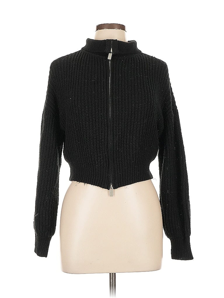 Pre-owned Almost Famous Cardigan Sweater In Black